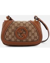 Gucci - Blondie Gg Canvas Mini Shoulder Bag - Lyst