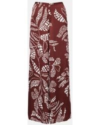 Poupette - Clea Printed Wide-Leg Pants - Lyst
