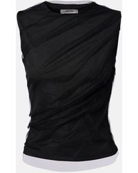 Dorothee Schumacher - Draped Tulle Top - Lyst