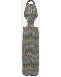 Missoni - Open-Back Sequined Lame Gown - Lyst