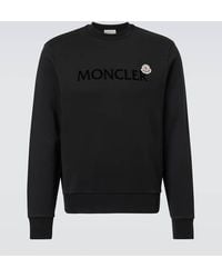 Moncler - Sweatshirt Aus Baumwoll-Jersey - Lyst