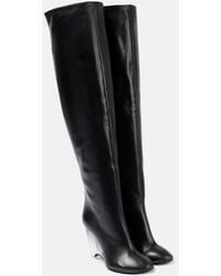 Alaïa - Stiefel Aus Leder - Lyst