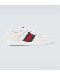Gucci - Sneakers Screener Aus Leder - Lyst