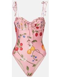 Agua Bendita - Ebano Printed Swimsuit - Lyst