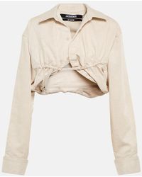 Jacquemus - La Chemise Machou Cotton And Linen Shirt - Lyst