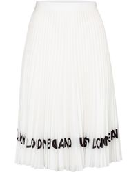 burberry falda verde