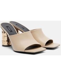 Givenchy - Tape Leather Mules - Lyst