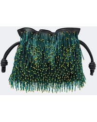Loewe - Flamenco Mimosa Mini Leather Clutch - Lyst