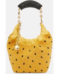 Loewe - Squeeze Fruit Mini Beaded Leather Tote Bag - Lyst