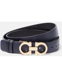 Ferragamo - Gancini Reversible Leather Belt - Lyst