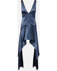 JW Anderson - Asymmetric Draped Minidress - Lyst