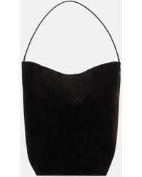 The Row - Tote Bag N/S Park Large Aus Veloursleder - Lyst