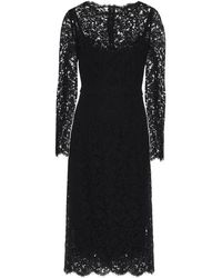Dolce & Gabbana Lace Dress - Nero