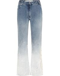 Off-White c/o Virgil Abloh Mid-rise Straight Ombré Jeans - Blue