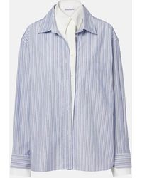 Acne Studios - Soublera Pinstripe Cotton Poplin Shirt - Lyst