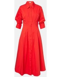 Jonathan Simkhai - Jazz Cotton-Blend Midi Dress - Lyst