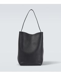 The Row - Large Leather Tote Bag - Lyst