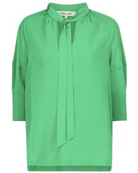 Diane von Furstenberg - Lynn Silk Crêpe De Chine Blouse - Lyst