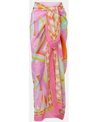 PUCCI - Manuba Cotton Beach Cover-Up - Lyst