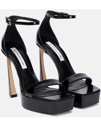 Victoria Beckham - Patent Leather Platform Sandals - Lyst