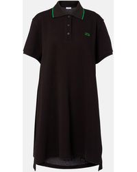Loewe - Double L Cotton Polo Pique Dress - Lyst