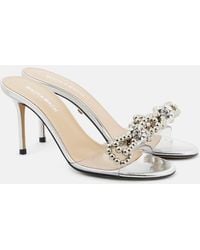 Mach & Mach - Sandalias Double Bow Adornadas - Lyst