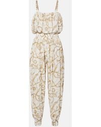 Balmain - Chain Printed Jumpsuit - Lyst