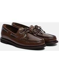 Brunello Cucinelli - Bootsschuhe Monili Aus Leder - Lyst