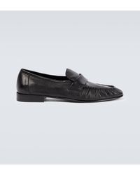 The Row - Soft Leather Loafers - Lyst