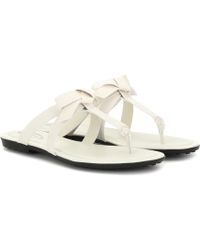 Tod's Mules en cuir - Blanc
