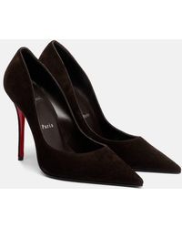 Christian Louboutin - Miss Z 100 Suede Pumps - Lyst