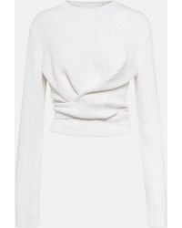 Proenza Schouler - Label Cotton And Cashmere Sweater - Lyst