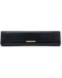 Balmain - Clutch Small Aus Leder - Lyst