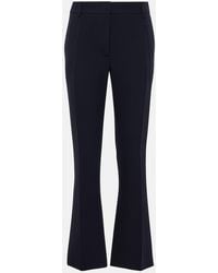 Valentino - Cady Couture High-Rise Flared Pants - Lyst