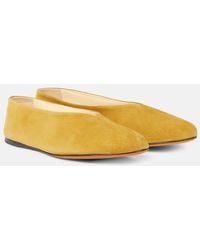 Proenza Schouler - Tee Suede Ballet Flats - Lyst