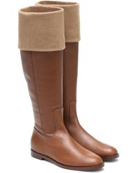 Max Mara Brigg Leather Knee-high Boots - Brown
