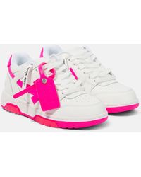 Off-White c/o Virgil Abloh Sneakers Out Of Office in pelle - Rosa