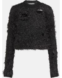 Acne Studios - Cutout Wool-blend Sweater - Lyst