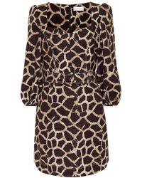 Rebecca Vallance - Acacia Linen-Blend Minidress - Lyst