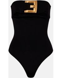 Balmain - Body Aus Crepe - Lyst