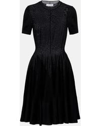 Alaïa - Robe Skater En Laine - Lyst