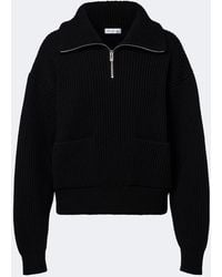 Alaïa - Ribbed-Knit Wool And Cashmere Sweater - Lyst