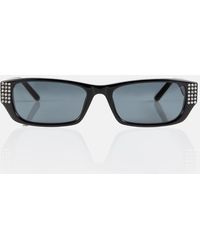 Magda Butrym - X Linda Farrow Embellished Rectangular Sunglasses - Lyst