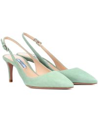 Prada Pumps slingback in suede - Multicolore