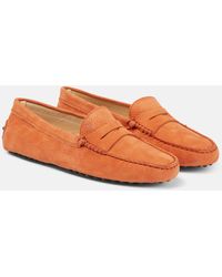 Tod's - Gommino Leather Moccasins - Lyst