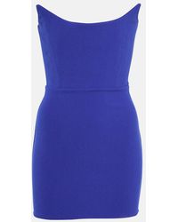 Alex Perry - Strapless Crepe Minidress - Lyst