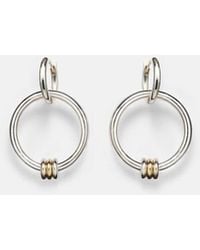 Spinelli Kilcollin - Sirius Versa Sterling And 18Kt Hoop Earrings - Lyst