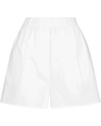 Frankie Shop Lui Cotton Shorts - White