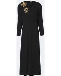 Isabel Marant - Samsha Embellished Crepe Maxi Dress - Lyst