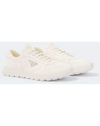Prada - Prax 2.0 Leather Sneakers - Lyst